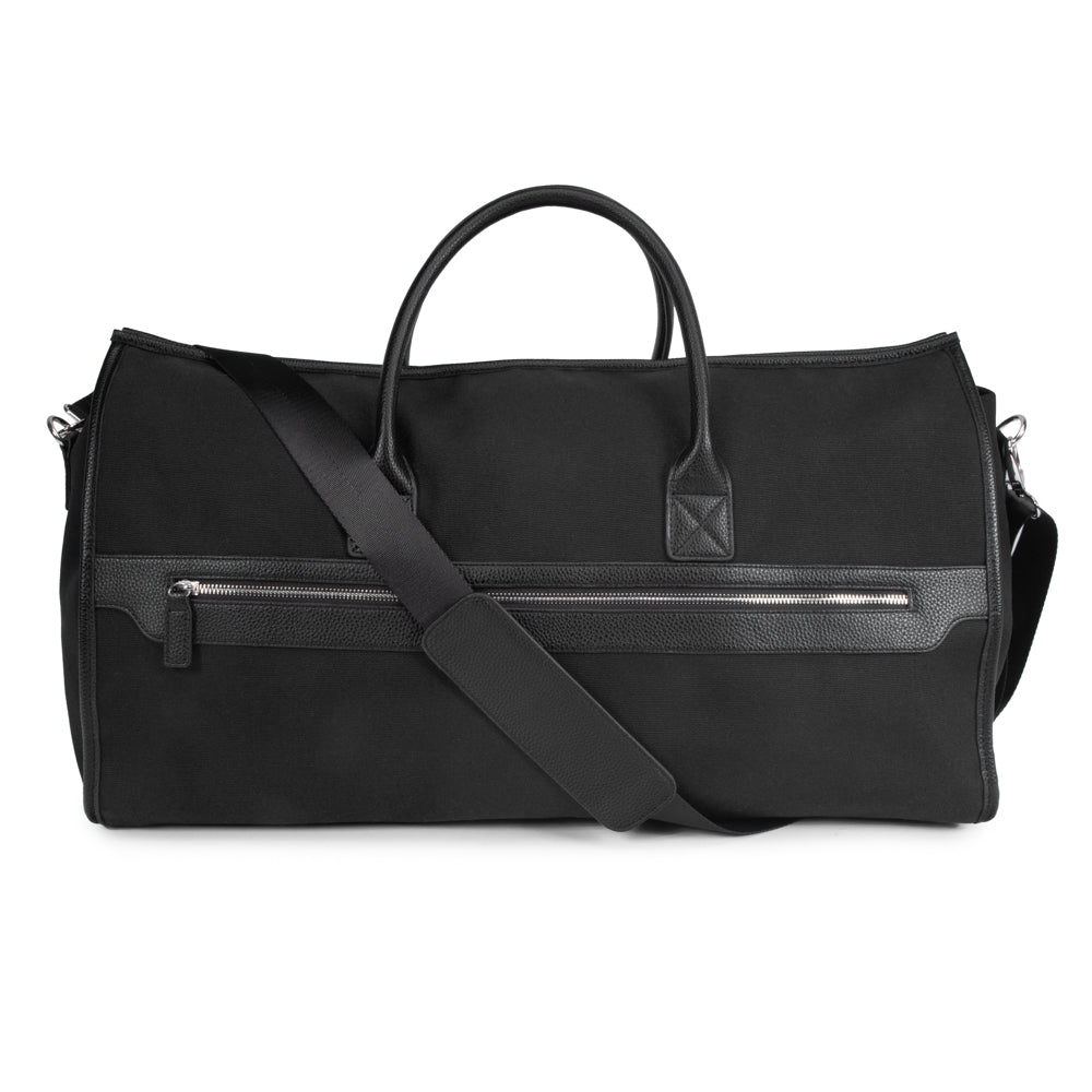 The Arden 2-in-1 Garment & Duffel Bag Black