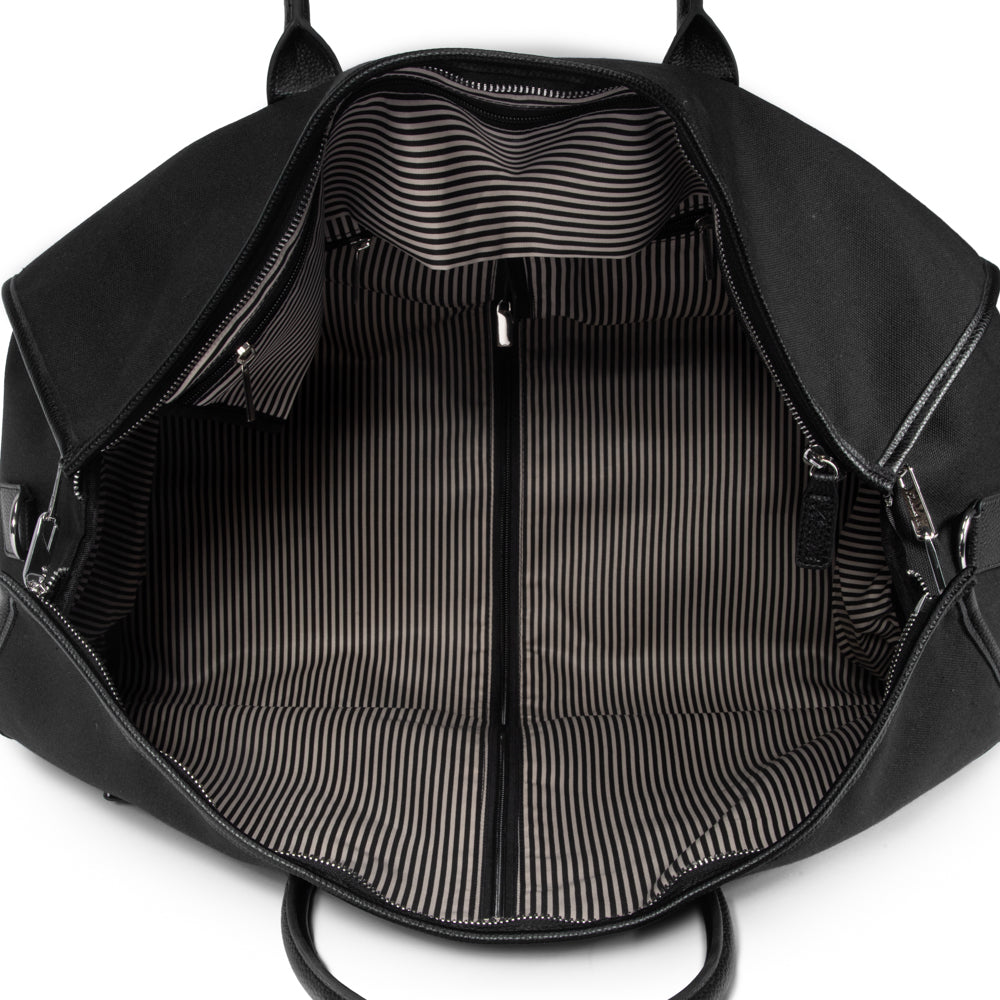 The Arden 2-in-1 Garment & Duffel Bag Black