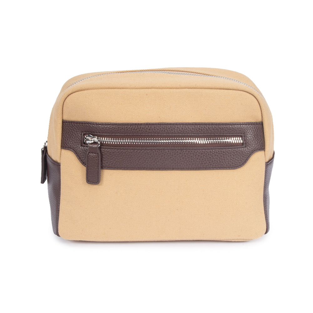 The Arden Toiletry Bag Khaki