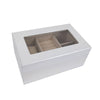 Kylie Mini Glass Top Jewelry Box Pearl White