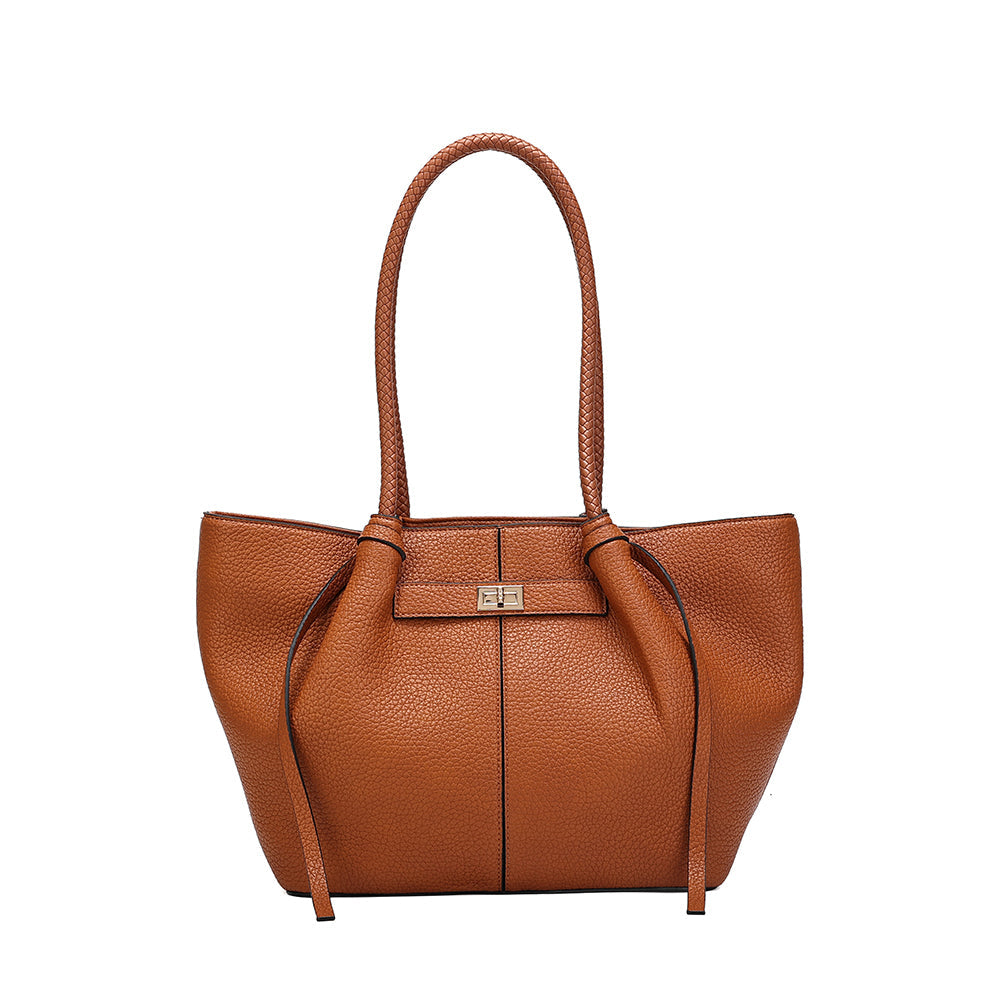 The Sophia Tote Bag Saddle