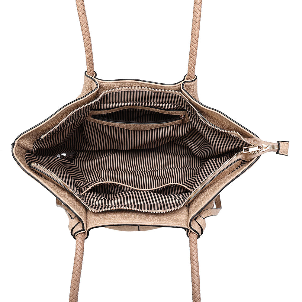 The Sophia Tote Bag Taupe