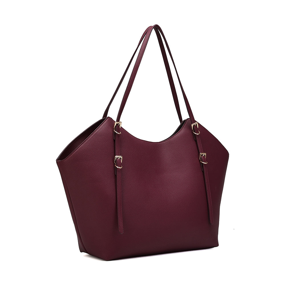 The Ava Tote Bag Wine