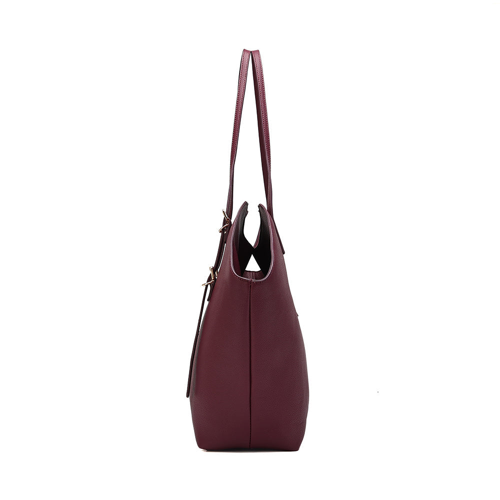 The Ava Tote Bag Wine