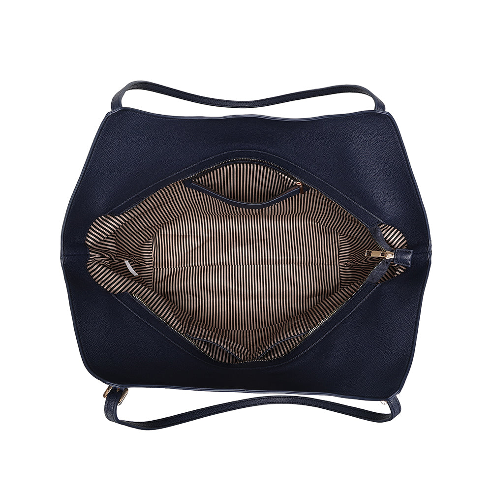 The Ava Tote Bag Navy