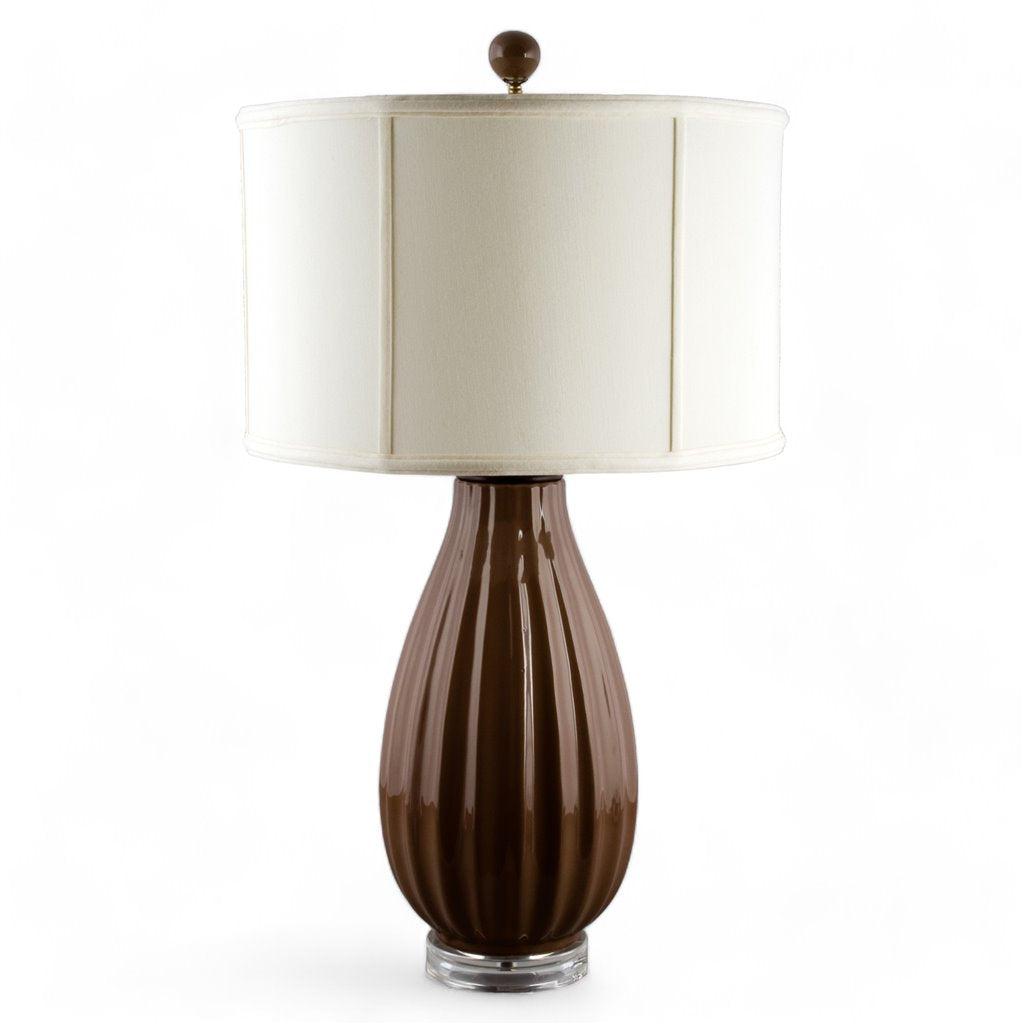 Danny's Fine Porcelain 29h X 16d Lamp - Dark Brown