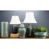 Danny's Fine Porcelain 8l X 8d X 19h (c2415-18) Hex Lined Jar-Celadon