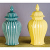 Danny's Fine Porcelain 8l X 8d X 19h (c2415-18) Hex Lined Jar-Celadon