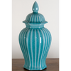 Danny's Fine Porcelain 8l X 8d X 19h (c2415-18) Hex Lined Jar-Celadon