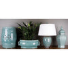 Danny's Fine Porcelain 8l X 8d X 19h (c2415-18) Hex Lined Jar-Celadon