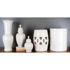 Danny's Fine Porcelain Line Hex Jar- Cream