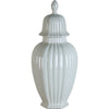 Danny's Fine Porcelain Line Hex Jar- Cream