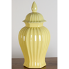 Danny's Fine Porcelain 9l X 9l X 19h (my2415-18) Lined Hex Jar - Yolk Yellow