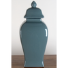 Danny's Fine Porcelain Rectangular Temple Jar-Gray