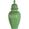 Danny's Fine Porcelain Line Hex Jar- Green