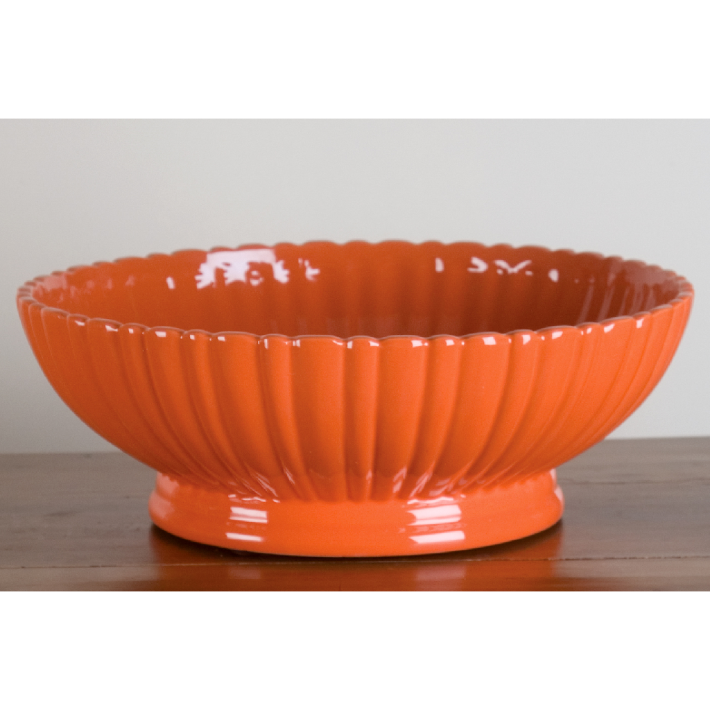 Danny's Fine Porcelain Lined Basin - Happy Orange