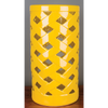 Danny's Fine Porcelain 9"l X 9w X 18h Porcelain Lattice Umbrella Stand-Yellow