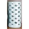 Danny's Fine Porcelain 9"l X 9w X 18h Porcelain Lattice Umbrella Stand-Light Blue