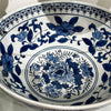 Danny's Fine Porcelain Bowl Blue and White Floral