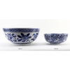 Danny's Fine Porcelain Bowl Blue and White Floral