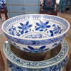 Danny's Fine Porcelain Bowl Blue and White Floral