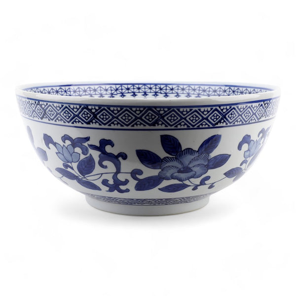 Danny's Fine Porcelain Bowl Blue and White Floral