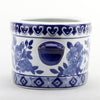 Danny's Fine Porcelain 16"oval Basin Blue & White Flower