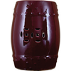 Danny's Fine Porcelain Garden Stool - Oxblood Red 41014