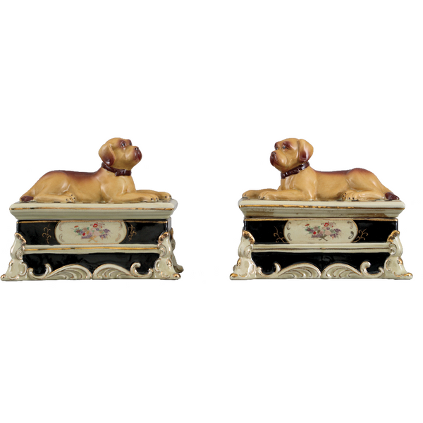Danny's Fine Porcelain 8" Pair of Dog Box