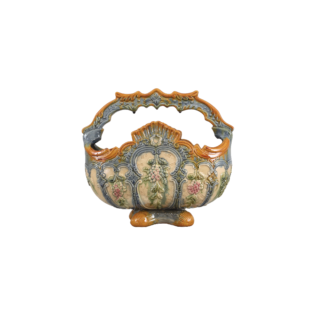 Danny's Fine Porcelain 12" Flower Basket