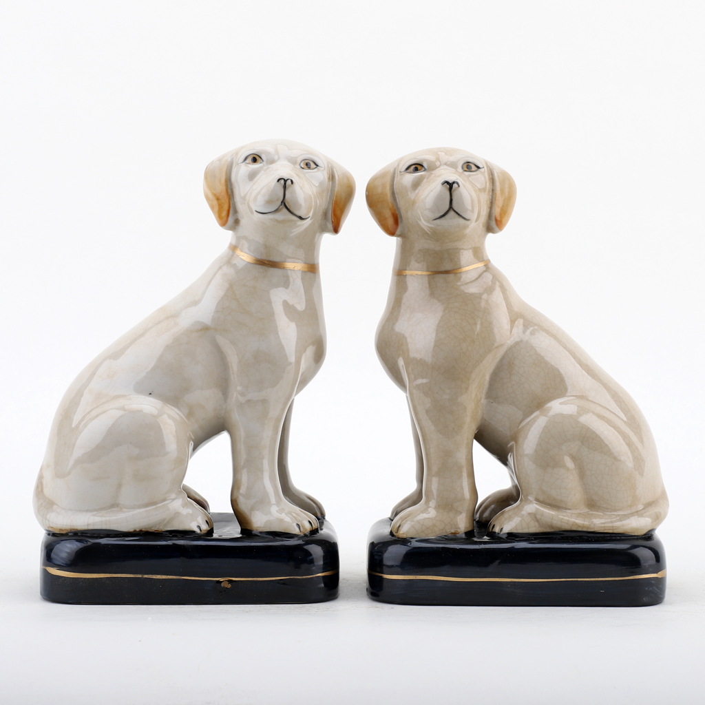 Danny's Fine Porcelain Pair Dogs