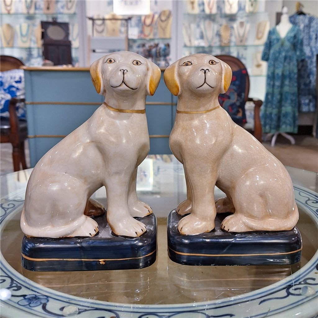 Danny's Fine Porcelain Pair Dogs