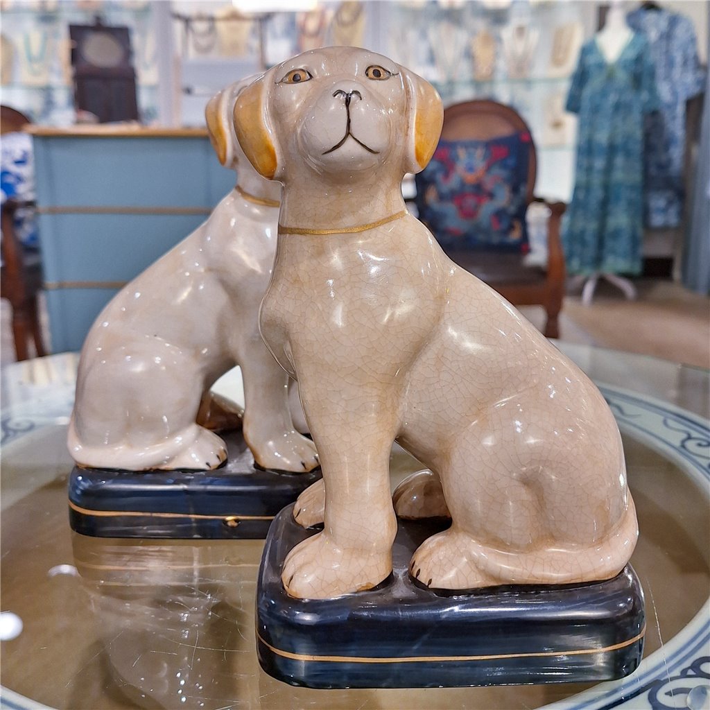 Danny's Fine Porcelain Pair Dogs