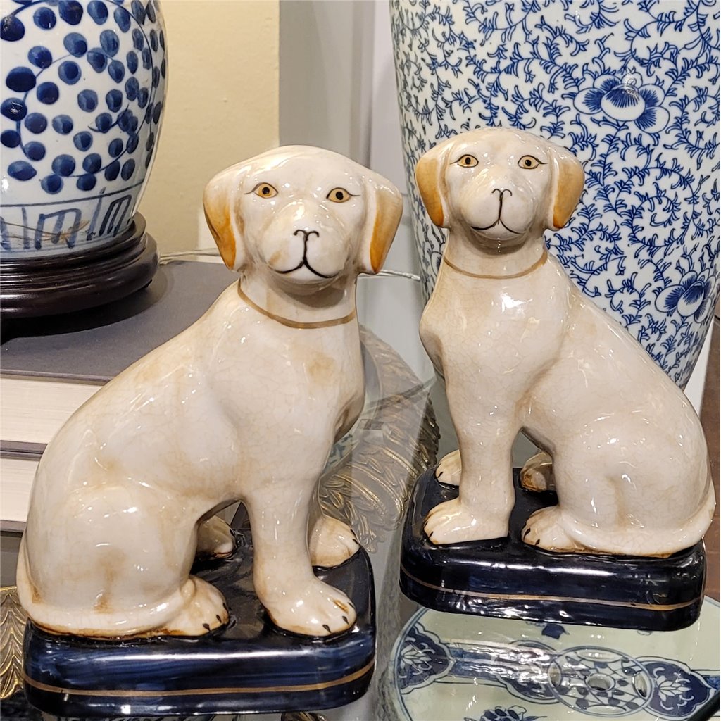 Danny's Fine Porcelain Pair Dogs