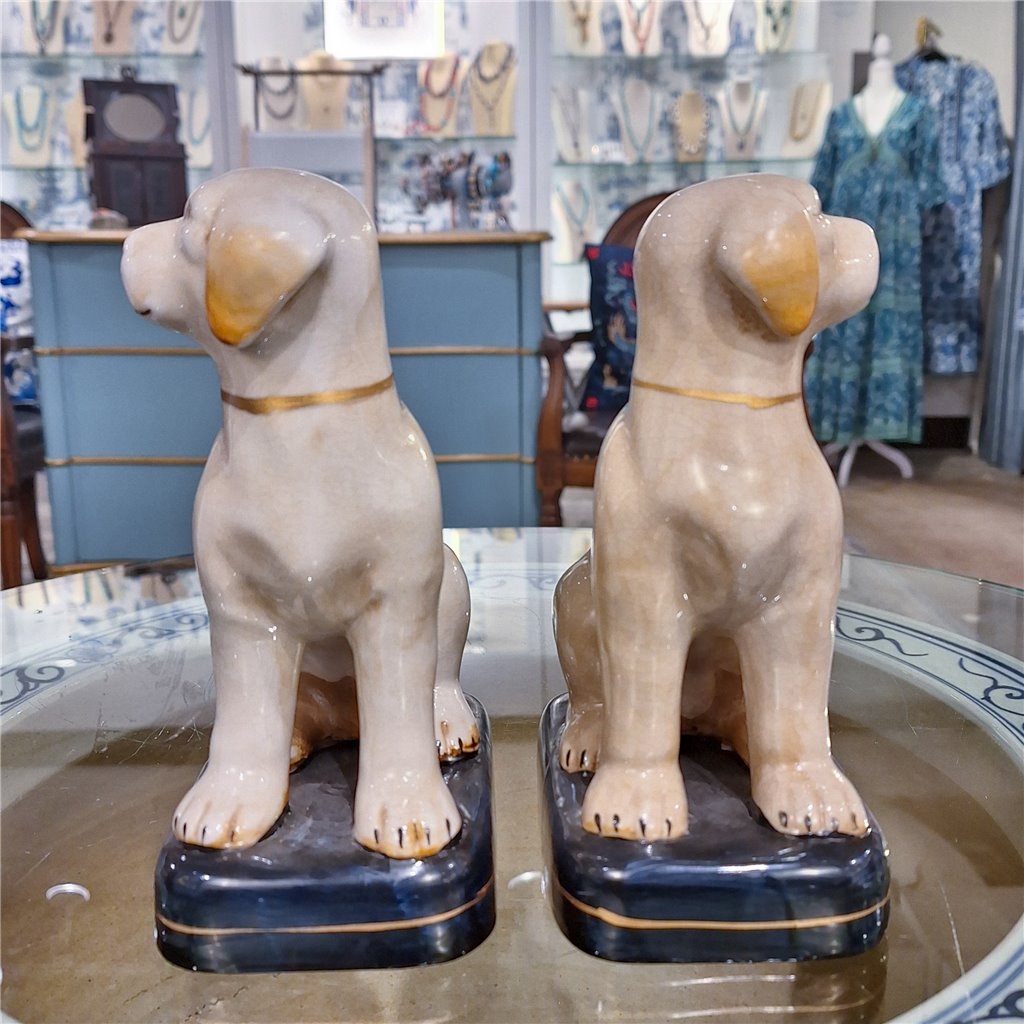 Danny's Fine Porcelain Pair Dogs