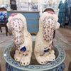 Danny's Fine Porcelain Classic Staffordshire Dogs with A Twist! Pair of Porcelain 41345