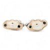 Danny's Fine Porcelain Classic Staffordshire Dogs with A Twist! Pair of Porcelain 41345