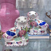 Danny's Fine Porcelain Classic Staffordshire Bunnies with A Twist! Pair of Porcelain 41346