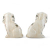 Danny's Fine Porcelain Classic Staffordshire Dogs with A Twist! Pair of Porcelain 41348