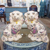 Danny's Fine Porcelain Classic Staffordshire Dogs with A Twist! Pair of Porcelain 41348