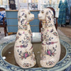 Danny's Fine Porcelain Classic Staffordshire Dogs with A Twist! Pair of Porcelain 41348