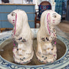 Danny's Fine Porcelain Classic Staffordshire Bunnies with A Twist! Pair of Porcelain 41363
