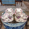 Danny's Fine Porcelain Classic Staffordshire Bunnies with A Twist! Pair of Porcelain 41363