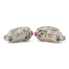 Danny's Fine Porcelain Classic Staffordshire Bunnies with A Twist! Pair of Porcelain 41363