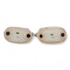 Danny's Fine Porcelain Classic Staffordshire Bunnies with A Twist! Pair of Porcelain 41363
