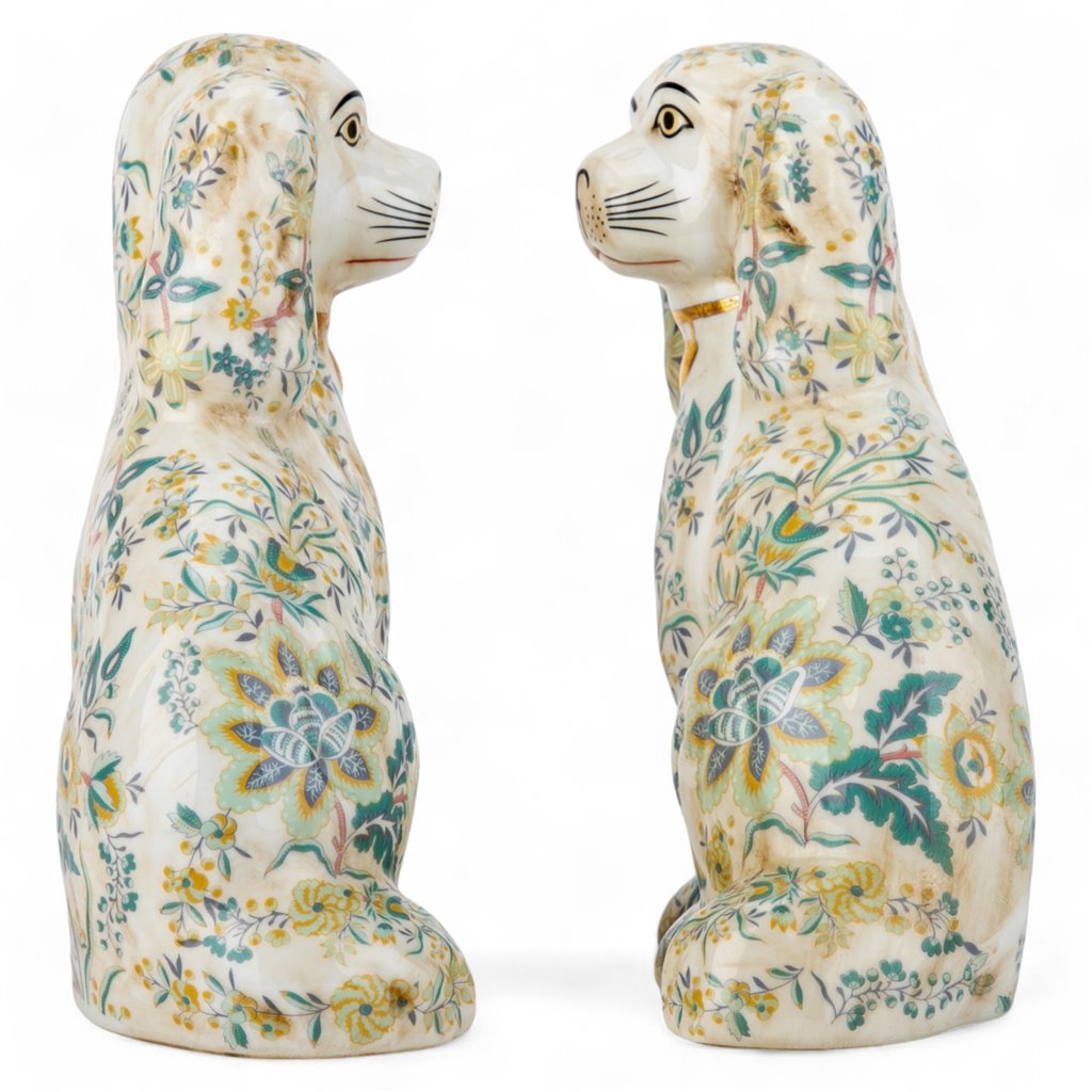 Danny's Fine Porcelain Staffordshire Dogs- Chimney - Pair