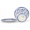 Danny's Fine Porcelain Blue & White Planter and Saucer Set of 2