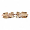 Danny's Fine Porcelain Small Pair of Lucky Foo Dog-Pink