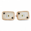 Danny's Fine Porcelain Pair Dogs-Tobacco Leaf