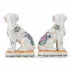 Danny's Fine Porcelain Pair Dogs-Rose Medallion